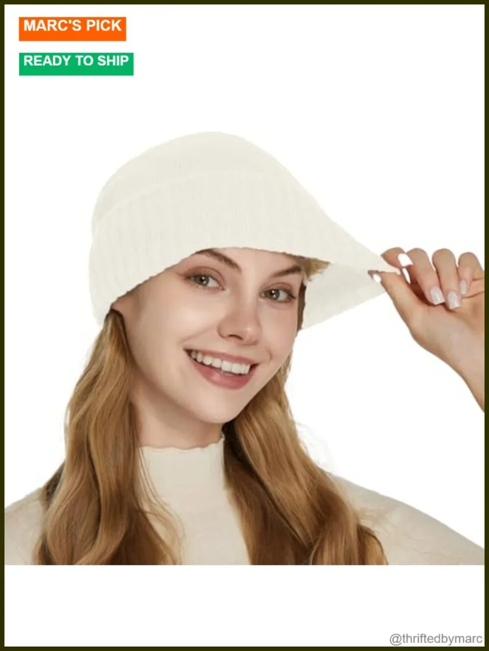 Satin Lined Beanie Women Slouchy Knit Hat Cashmere Wool Blend Hair Friendly